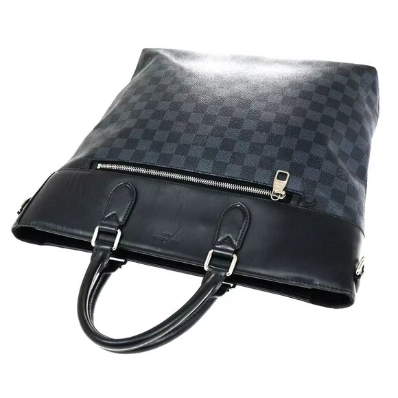 LOUIS VUITTON Newport Business Hand Bag Damier Cobalt Leather BE - Picture 5 of 16